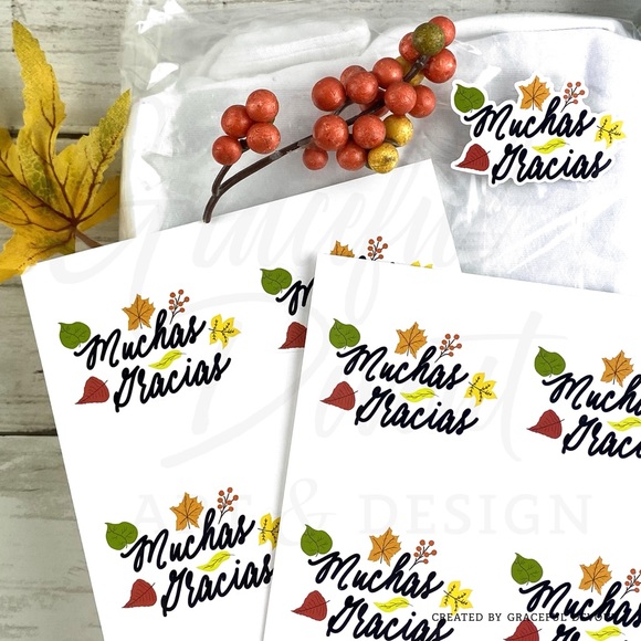 Muchas Gracias - 2" (inches) (96ct.)  [GD21-96] - Picture 3 of 5